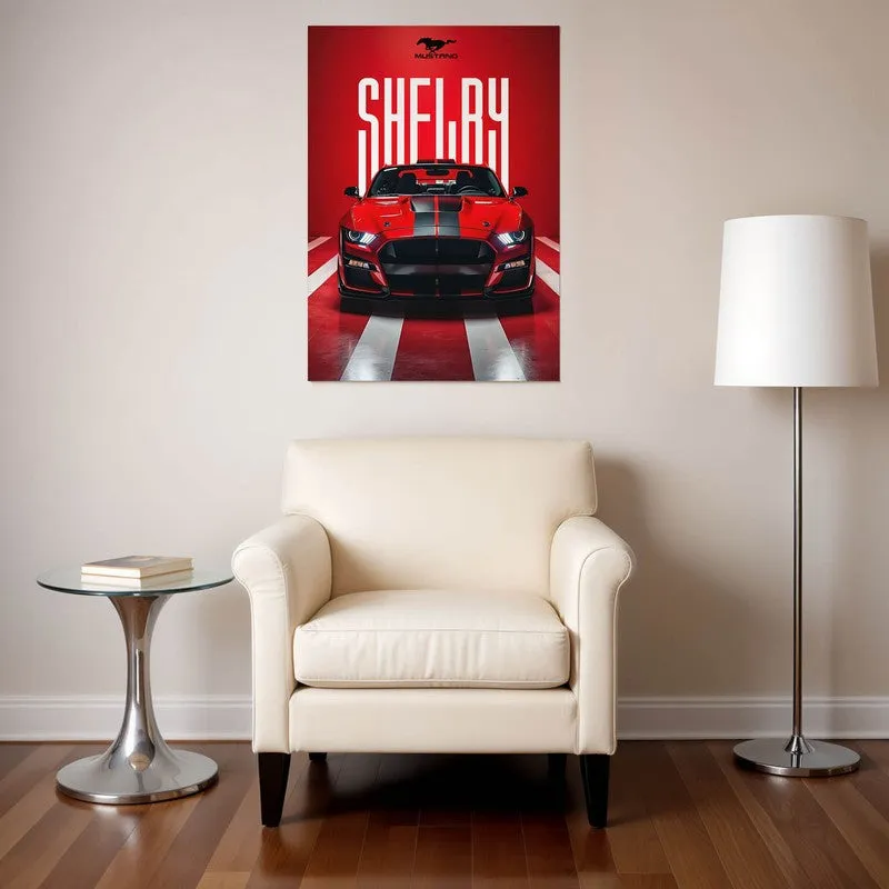 Red Racer Wall Poster media 1