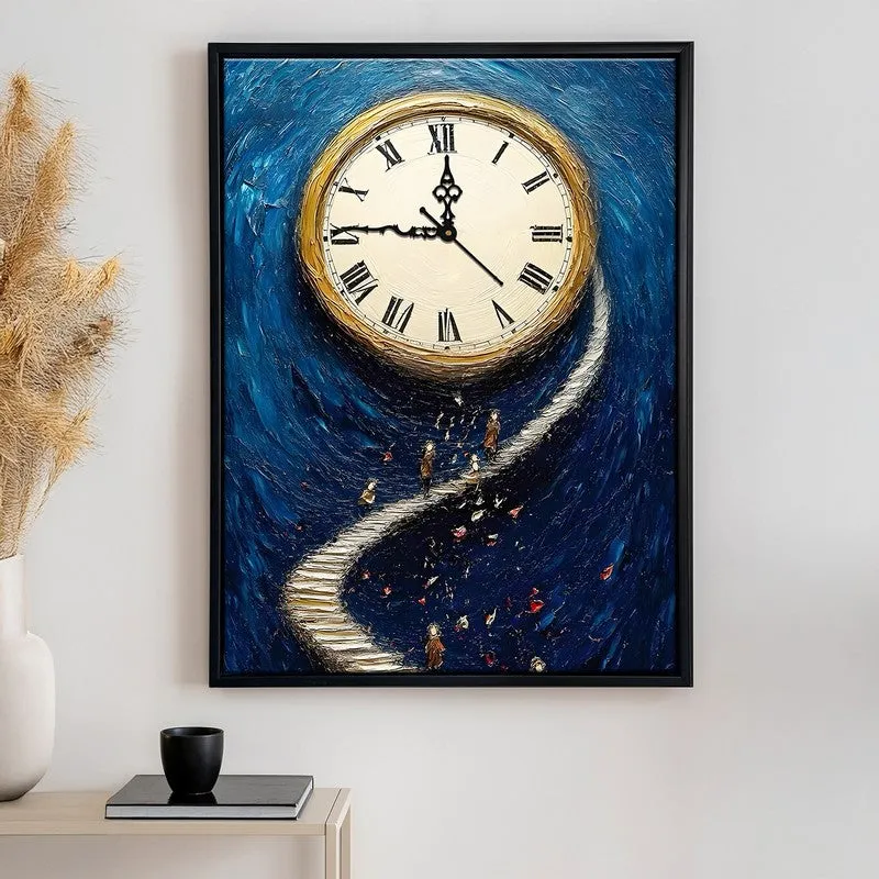 Prismatica Wall Art With Clock media 3