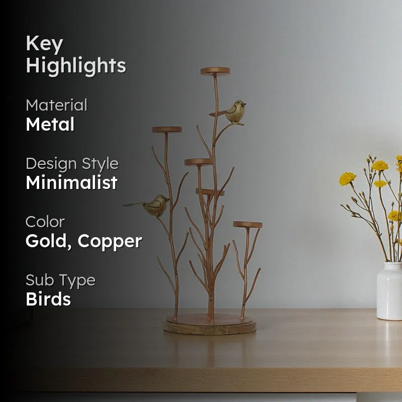 Twilight Branch Metal Showpiece - Copper media 2