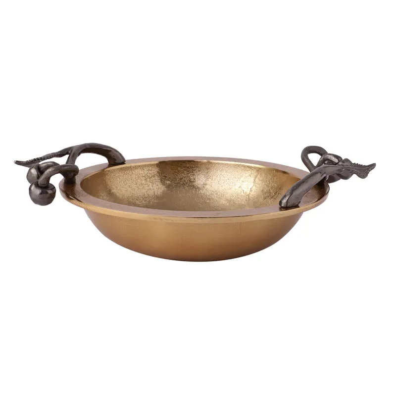 Cheery Vine Accent Bowl - Black media 3