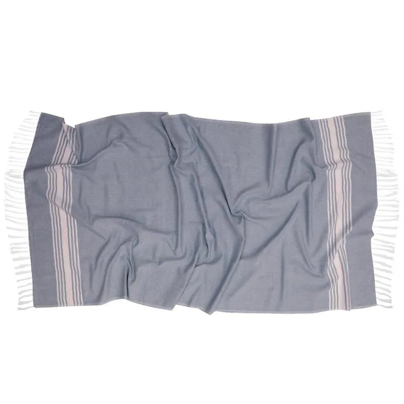 Striped Bliss Bath Towel - Koi Blue media 4