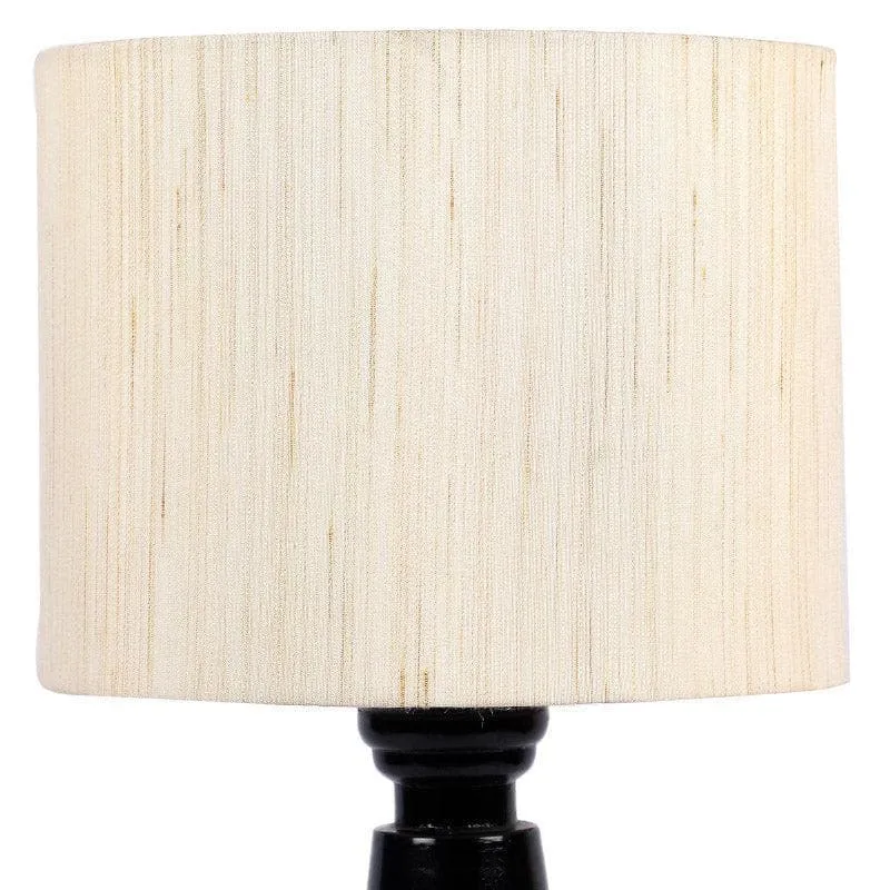 Sorar Baxter Fabric Table Lamp - White,Black media 5