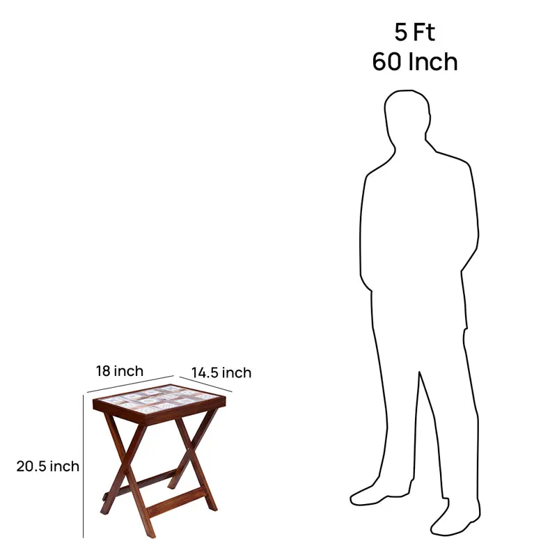 Taanya Folding Side Table media 12