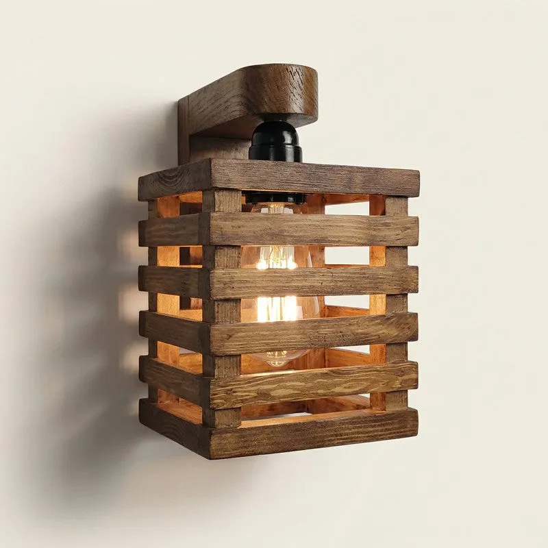 Ombrello Wooden Wall Lamp media 4