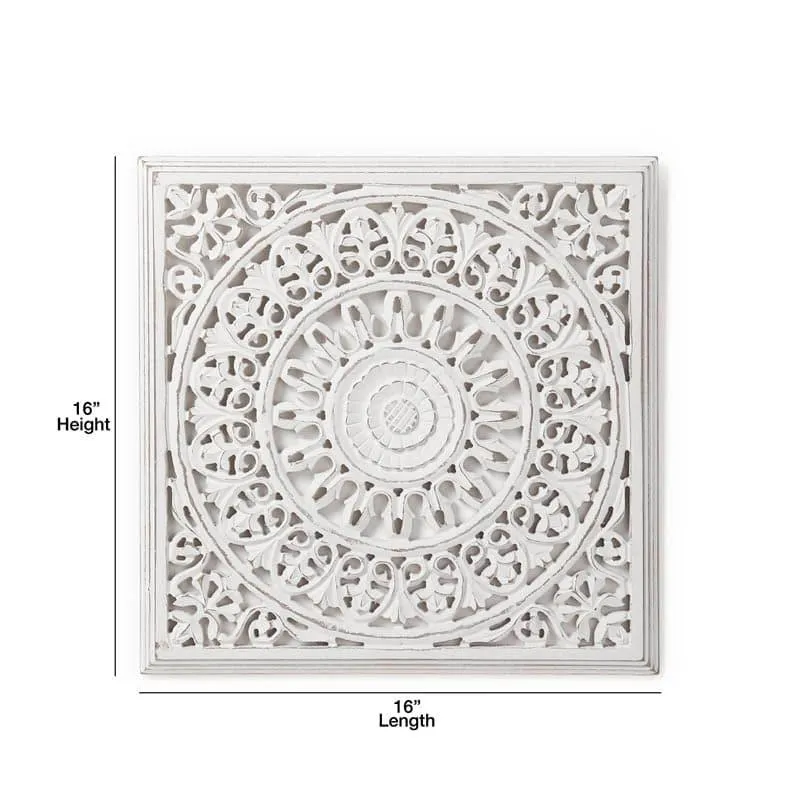Ethnic Floral Wooden Wall Accent media 6