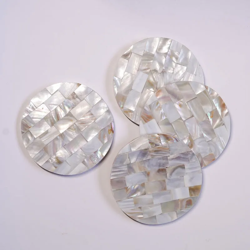 Casper Mother Of Pearl Coaster - Set Of Four media 3
