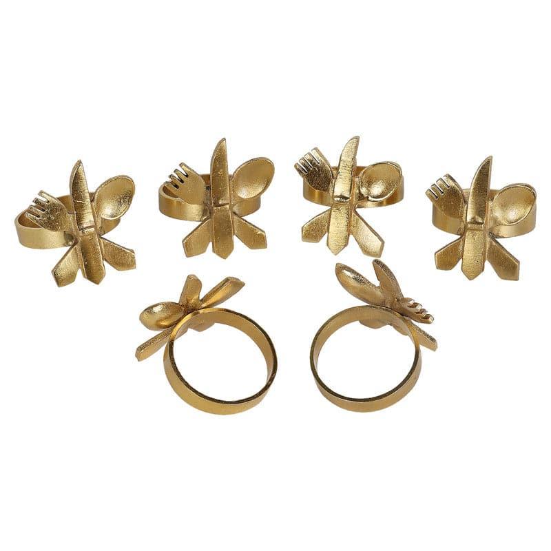 Taste Toss Napkin Ring - Set Of Six media 3