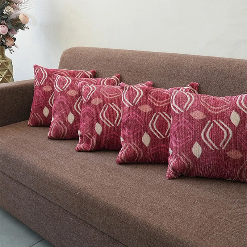 ShapeCraft Cushion Cover (Pink) - Set Of Five media 4