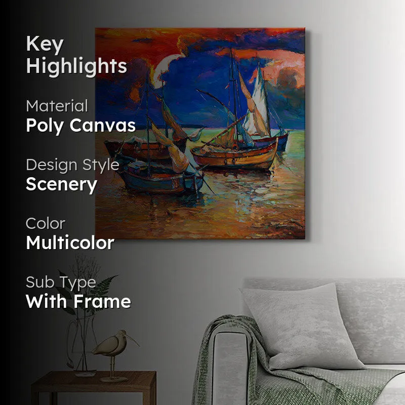 Sailor At Dusk Wall Painting media 2