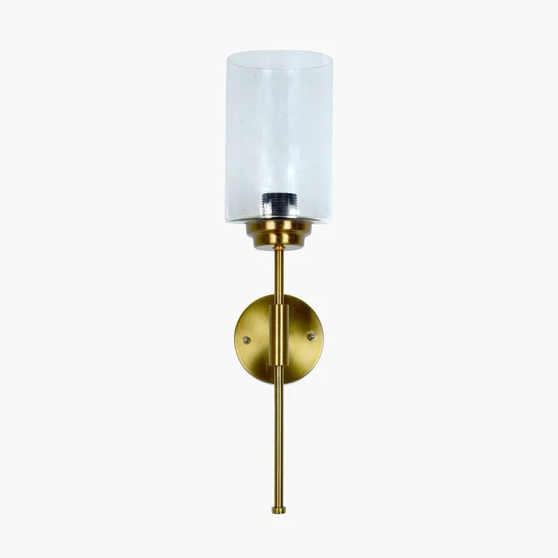 RadianceFlex Multi-Style Glass & Metal Wall Lamp - Gold media 4