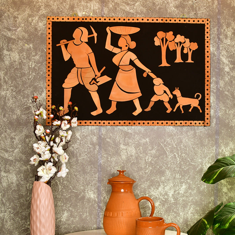 The Folk Chore Terracotta Wall Art media 4