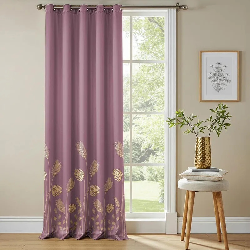 Aurika Cotton Curtain - Mauve media 2