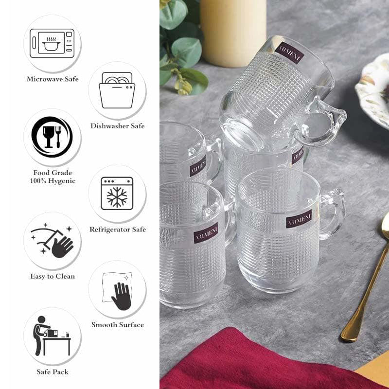 Auster Drinking Glass(250 mL) - Set Of Six image 10