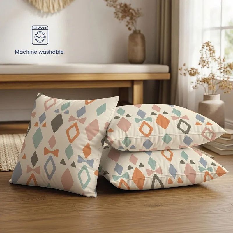 Urban Space Avenza Multicolor Cotton Cushion Cover Set - Set of Three media 4