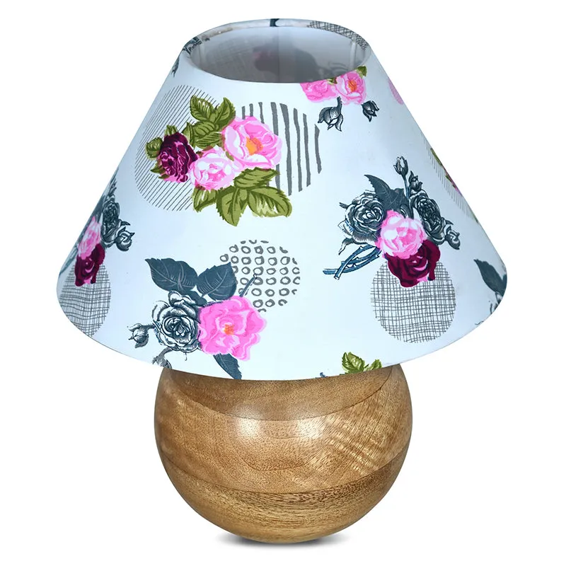 Rosa Orb Fabric Table Lamp - Multicolor media 3