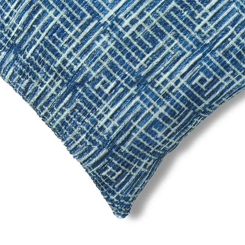 GeoMirage Cushion Cover (Blue) - Set Of Three media 5