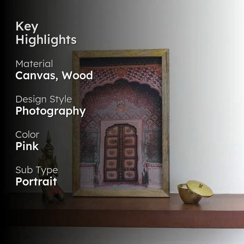 Gate of Jaipur Canvas Painting media 2