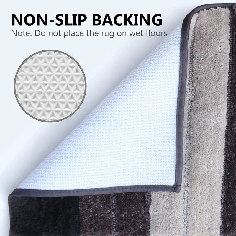 Line Luxe Bath Mat - Charcoal media 4