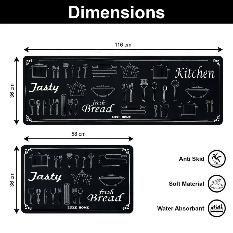 Chefs Corner Rubber Kitchen Floor Mats - Set of Two media 7