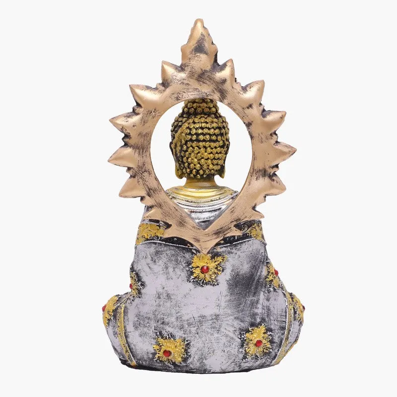 Divine Stillness Buddha Idol - Silver media 5