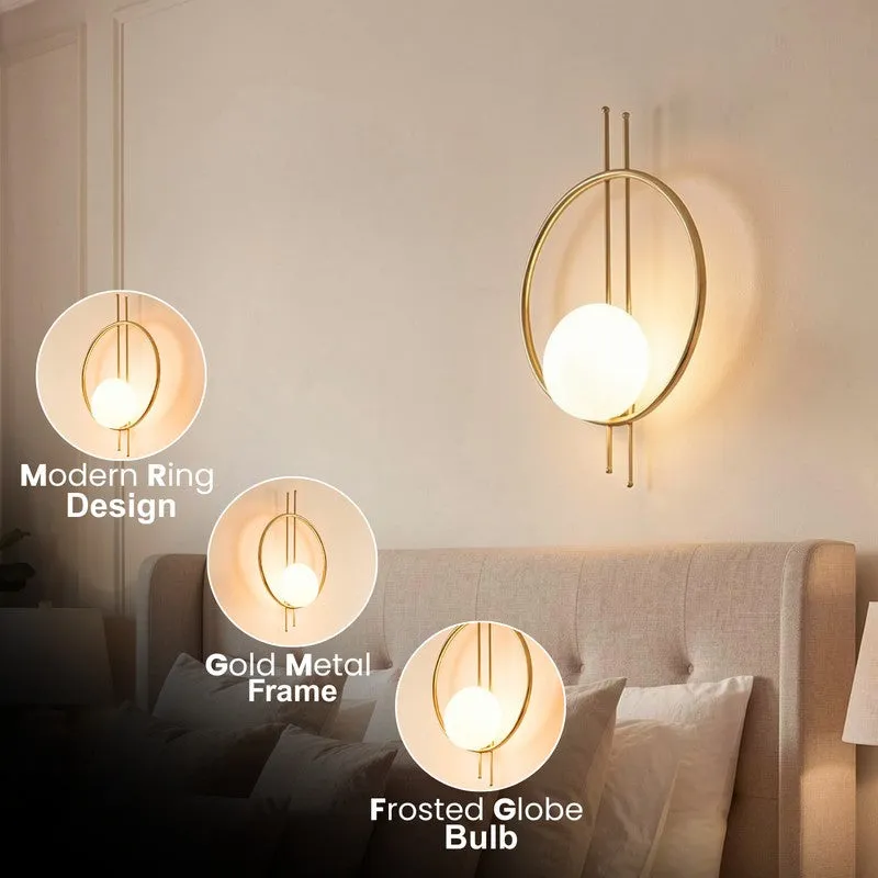 Monique Halo Iron Wall Lamp media 6