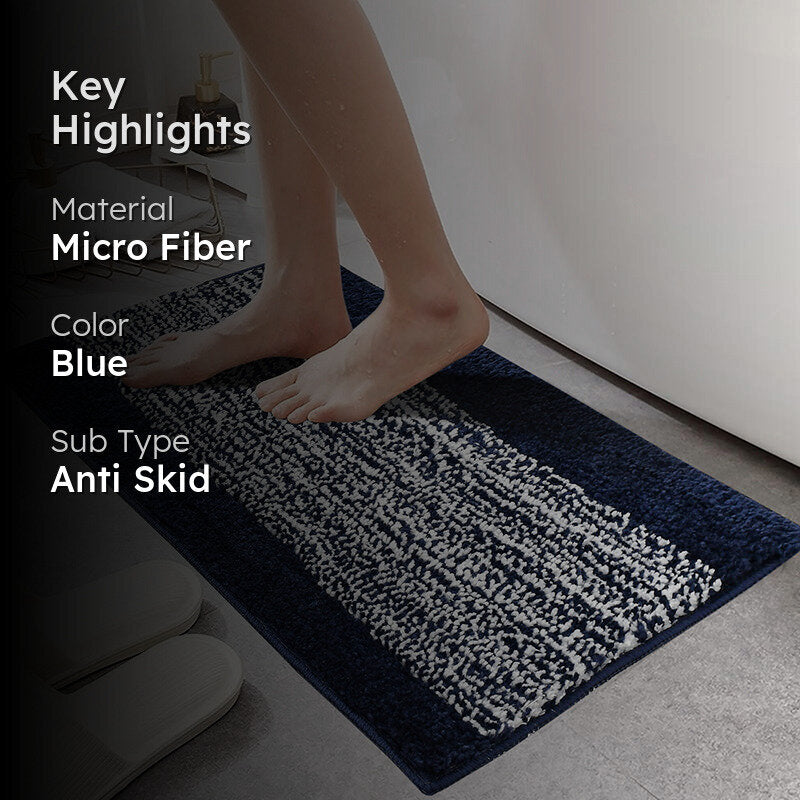 Marvis Anti Skid Bath Mat - Blue media 2