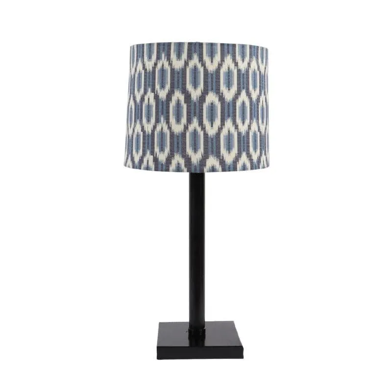 Lois Monroe Fabric Table Lamp - Blue,White media 4