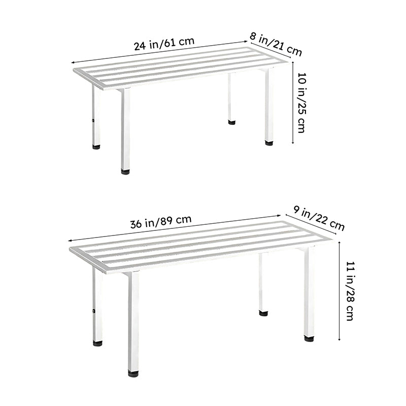 Planar Metal Planter (White) - Set Of Four media 10