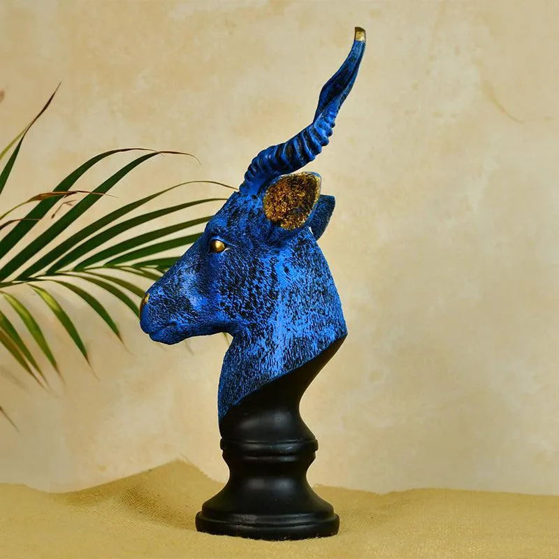 Cobalt Mountain Goat Showpiece media 3