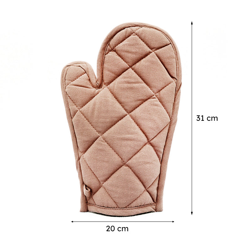 Swayam Garde Kitchen Gloves (Beige) - Set Of Two media 8