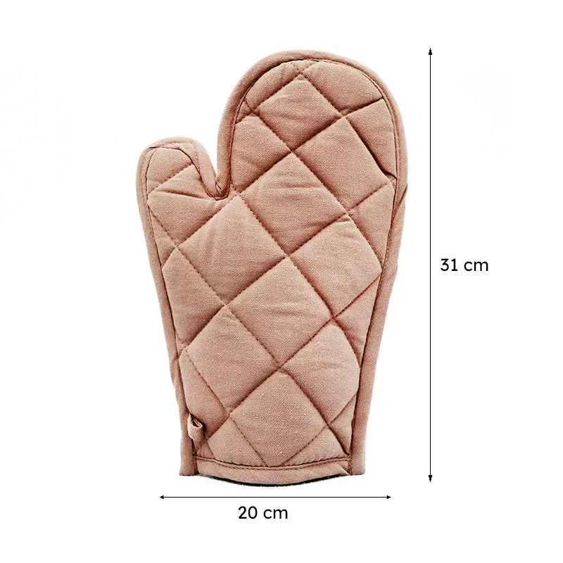 Swayam Garde Kitchen Gloves (Beige) - Set Of Two media 8