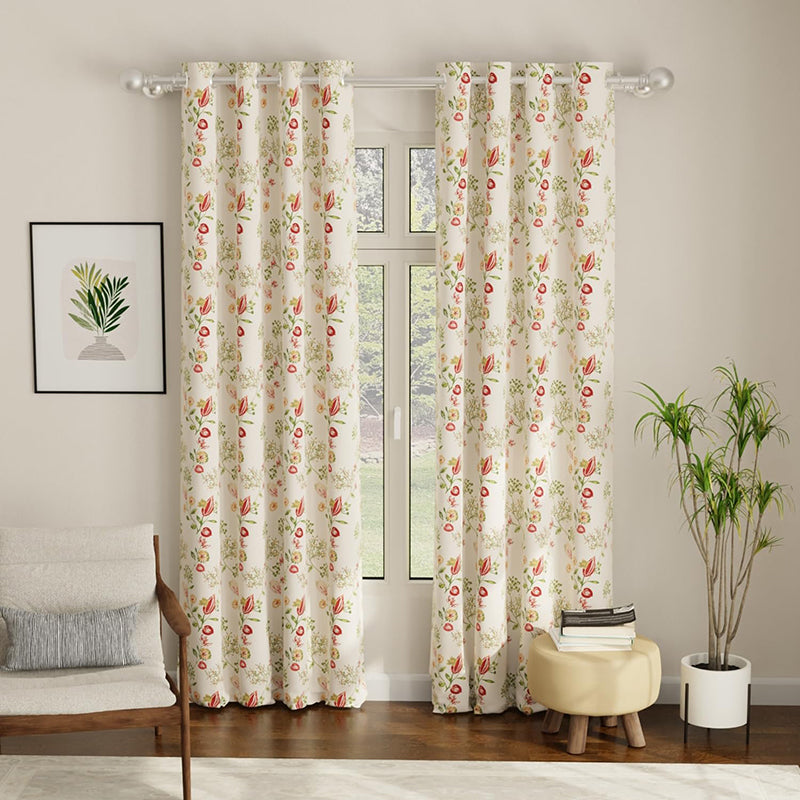 Urban Space Gulmohar Curtain - Set Of Two media 2