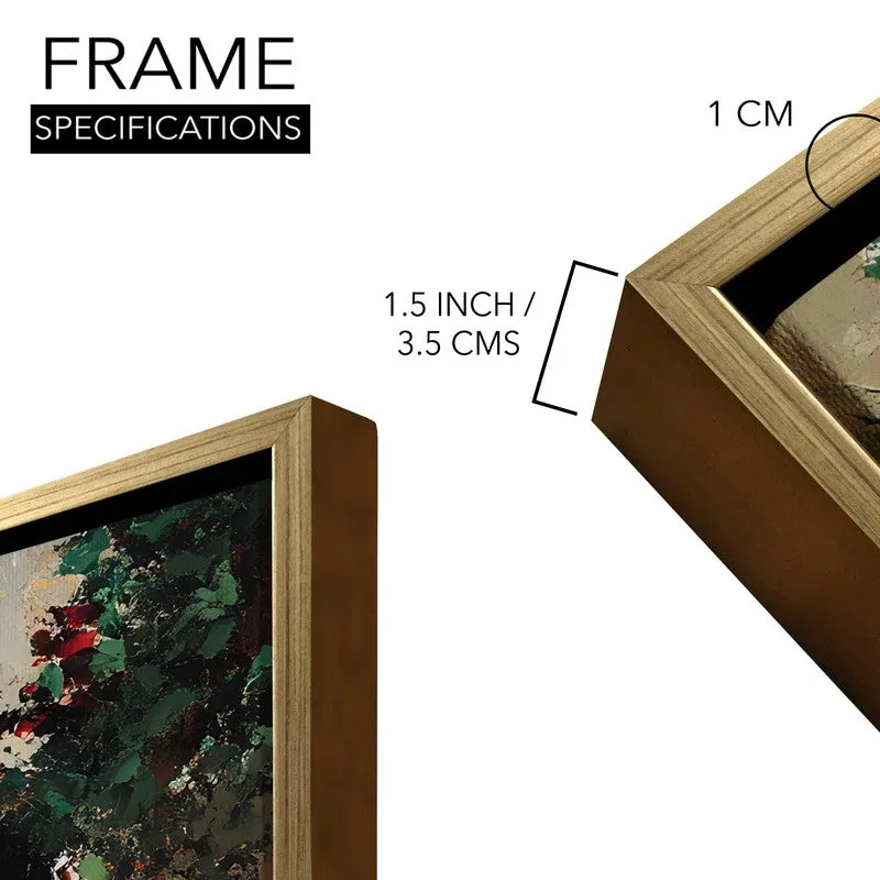 Sunlight on Stone Canvas Wall Painting With Frame media 8