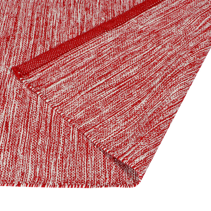Artivine Cotton Runner Rug - Red media 4