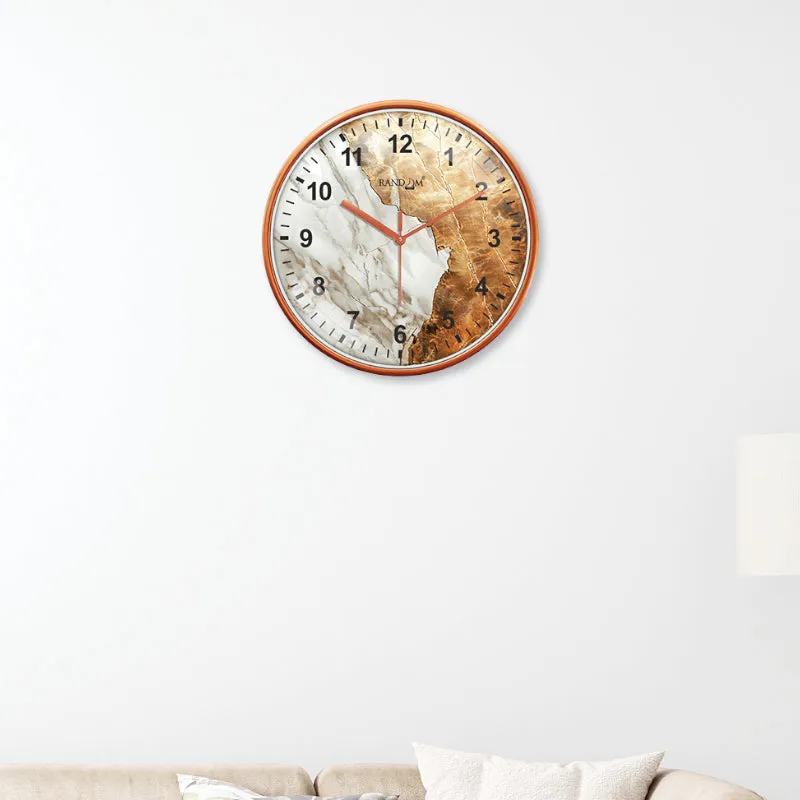 Amber Shore Wall Clock media 1