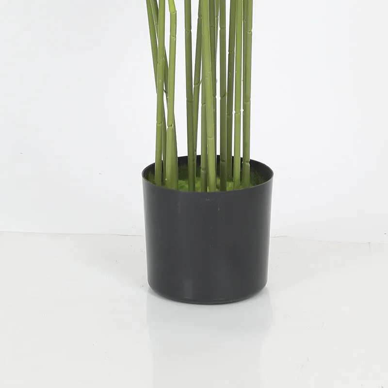 Monista Artificial Monstera With Black Plastic Pot - 4 Feet media 4