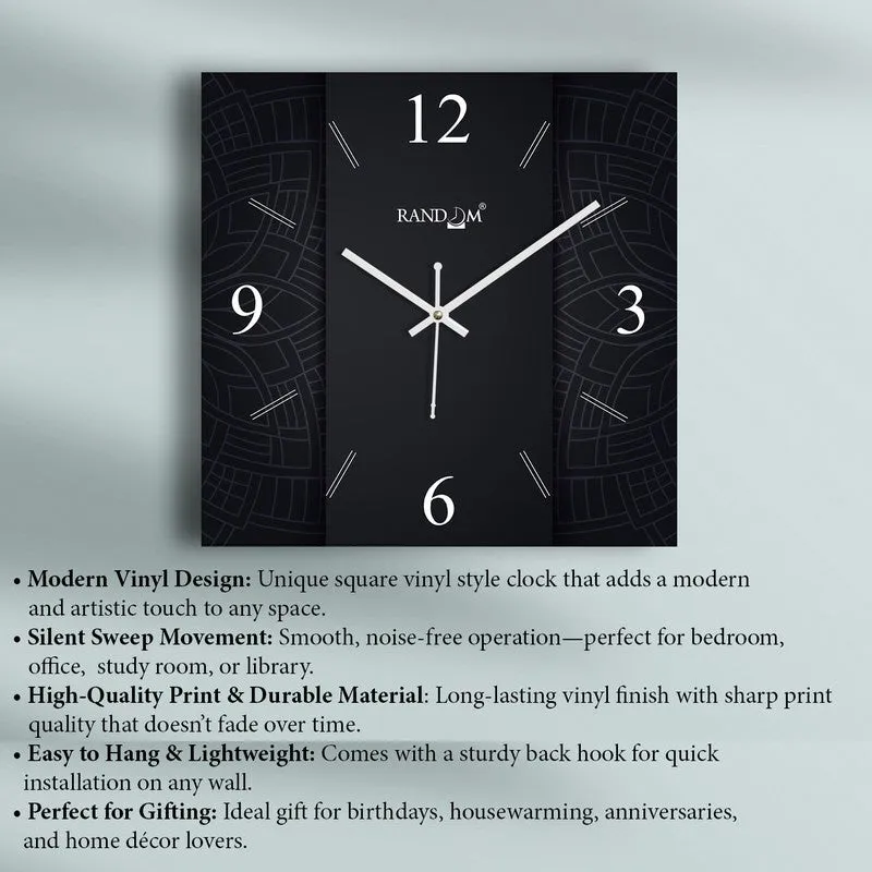 Vexon Analog Wall Clock - Black media 6