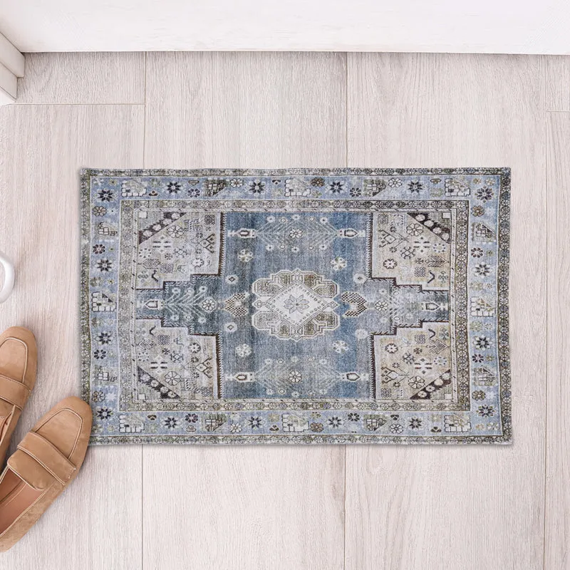 Valmor Cotton Door Mats - Blue media 6