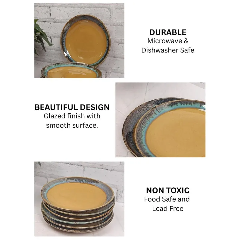 Porcelli Ceramic Dinner Plate - Set Of Six media 7