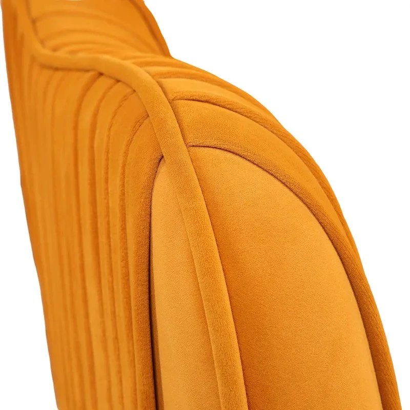 Vyntra Neem Wood Accent Chair - Yellow media 6