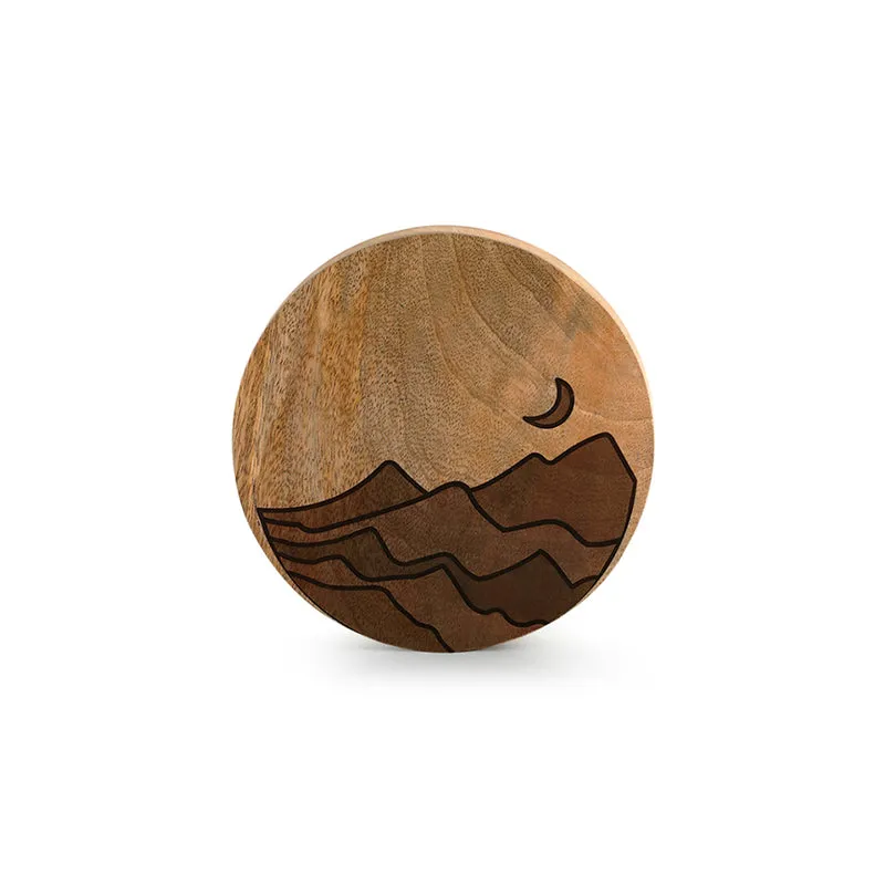Moonlit Dunes Mango Wood Wall Accent media 3
