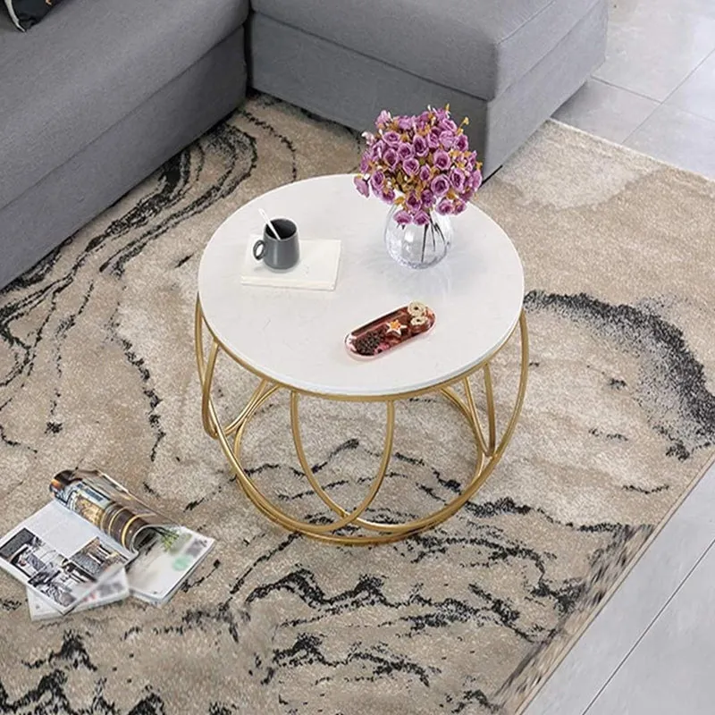Mirage Orb Accent Table with Marble Top media 4