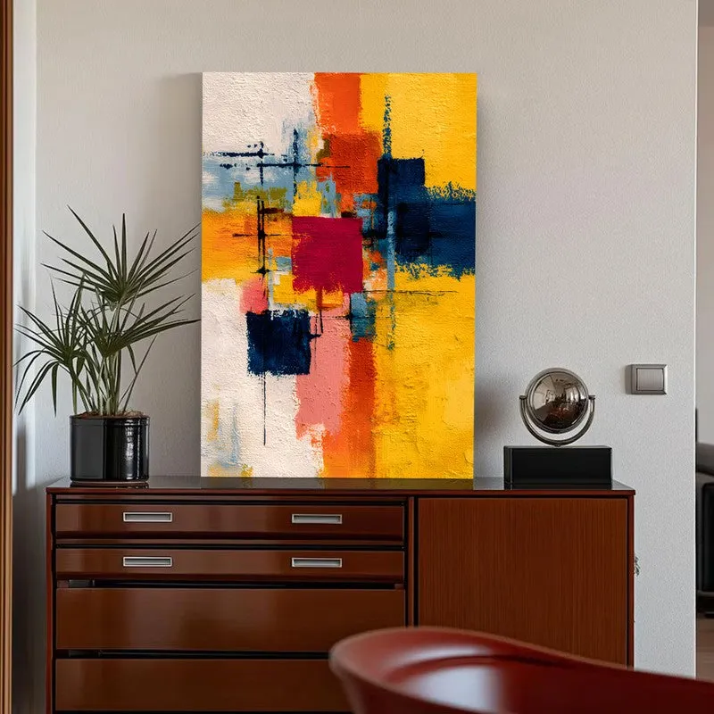 Color Cross Fusion Canvas Wall Art media 7