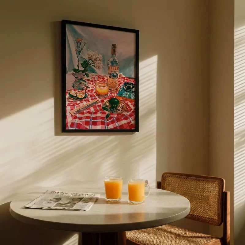 Dining Opulence Archival Canvas Wall Art - Black media 5