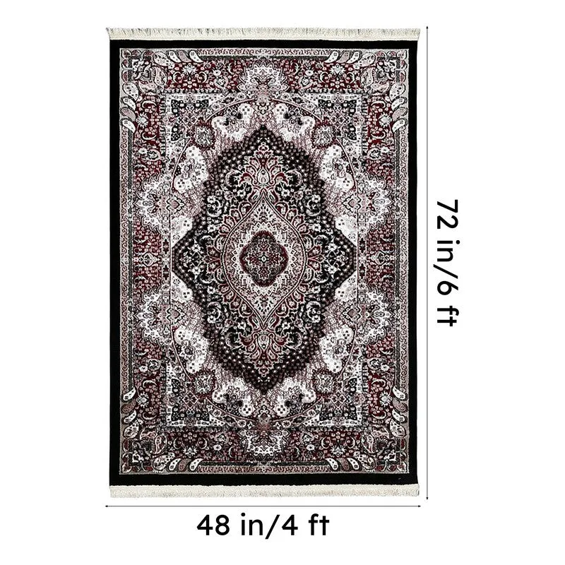 Zaina Art Silk Carpet media 9