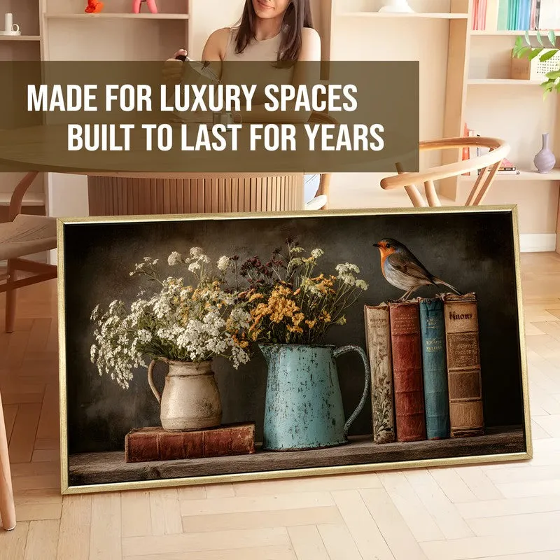Timeless Perch Canvas Wall Painting With Frame media 5