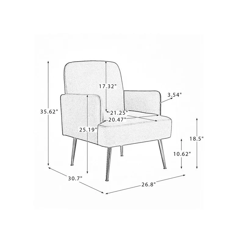 Serenza Neem Wood Accent Chair - Grey media 8