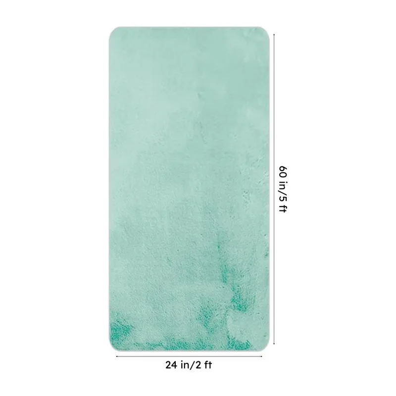 Ruffle Luxe Runner Rug - Lime Green media 8
