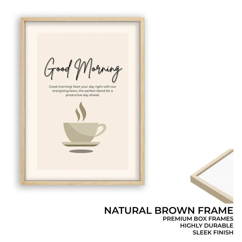 MorningBrew Archival Canvas Wall Art - Brown media 9