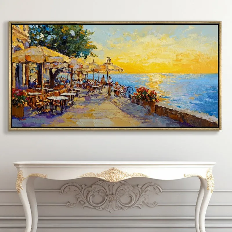 Seafar Canvas Wall Painting With Frame media 5